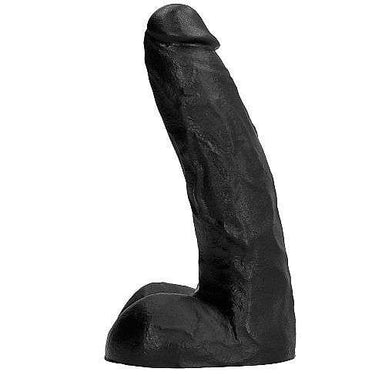 Dildo All Black Venato Morbido e Flessibile per Piacere Duale